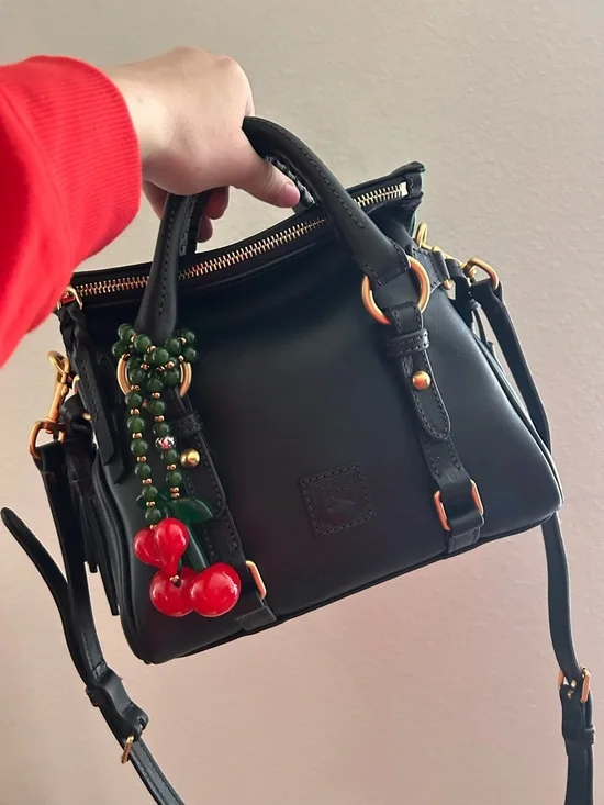 Dooney & Burke Micro Florentine Satchel Black - Picture 7 of 7